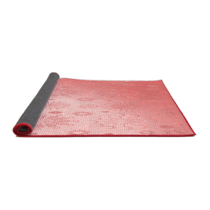 Thickness of Patterned Baby Pink Rug, pat3326rd