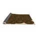 Thickness of Patterned Light Brown Rug, pat3328org