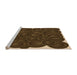 Sideview of Machine Washable Transitional Light Brown Rug, wshpat3328org