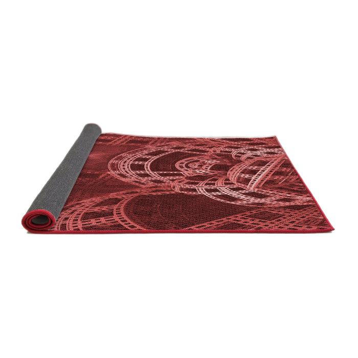 Thickness of Patterned Red Rug, pat3329rd