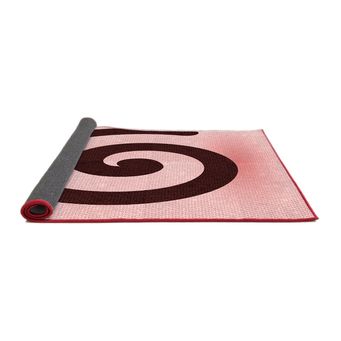 Thickness of Patterned Pink Rug, pat3331rd