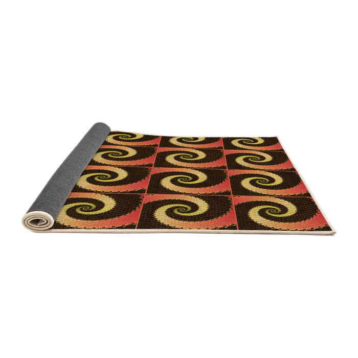 Thickness of Patterned Red Rug, pat3332org