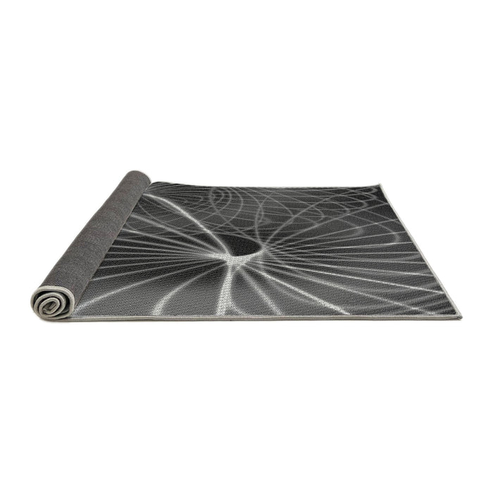 Thickness of Patterned Platinum Gray Rug, pat3334gry