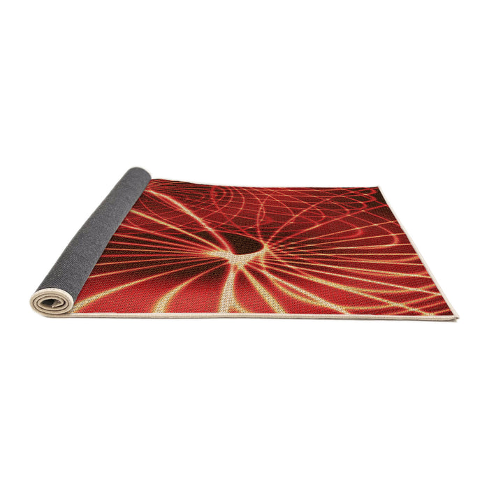 Thickness of Patterned Red Rug, pat3334org