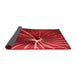 Thickness of Patterned Red Rug, pat3334rd