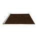 Sideview of Machine Washable Transitional Red Brown Rug, wshpat3336org