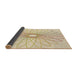 Thickness of Patterned Vanilla Gold Rug, pat3340brn