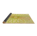 Thickness of Patterned Yellow Rug, pat3340yw