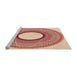 Sideview of Machine Washable Transitional Khaki Gold Rug, wshpat3342org