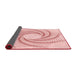 Thickness of Patterned Pink Rug, pat3344rd