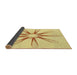 Thickness of Patterned Sun Yellow Rug, pat3347yw