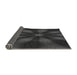 Thickness of Patterned Charcoal Black Rug, pat335gry