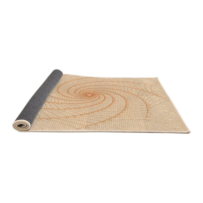 Thickness of Patterned Orange Rug, pat3355org