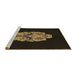 Sideview of Machine Washable Transitional Red Brown Rug, wshpat3359brn