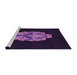 Sideview of Machine Washable Transitional Deep Purple Rug, wshpat3359pur