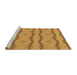Sideview of Machine Washable Transitional Sedona Brown Rug, wshpat336brn