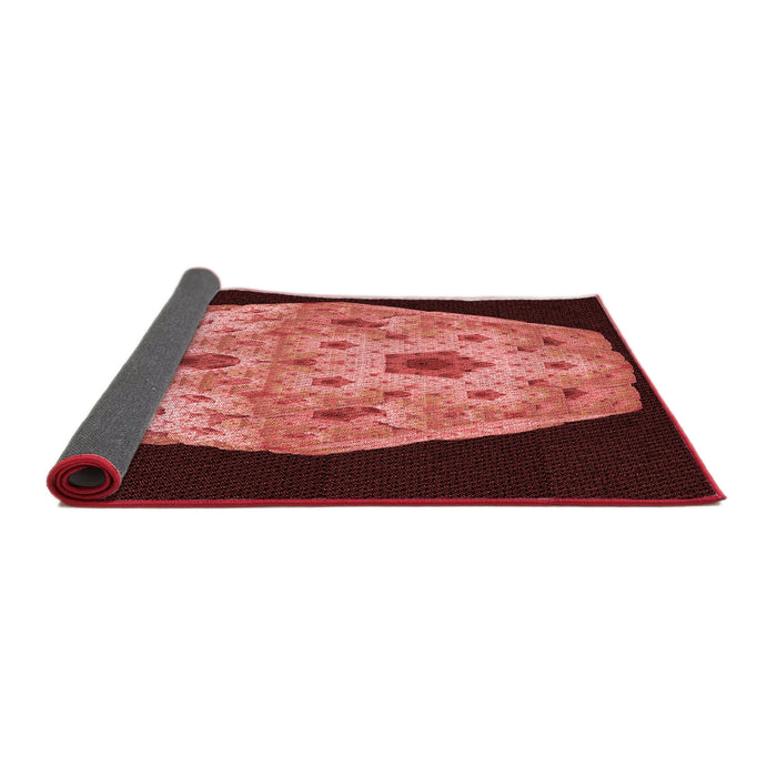 Thickness of Patterned Red Rug, pat3360rd