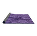 Thickness of Patterned Purple Rug, pat3361pur