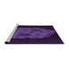 Sideview of Machine Washable Transitional Deep Purple Rug, wshpat3363pur