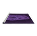 Sideview of Machine Washable Transitional Deep Purple Rug, wshpat3364pur