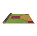 Thickness of Patterned Pistachio Green Rug, pat3366brn