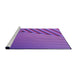 Sideview of Machine Washable Transitional Purple Rug, wshpat3368pur