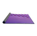 Thickness of Patterned Purple Rug, pat3368pur