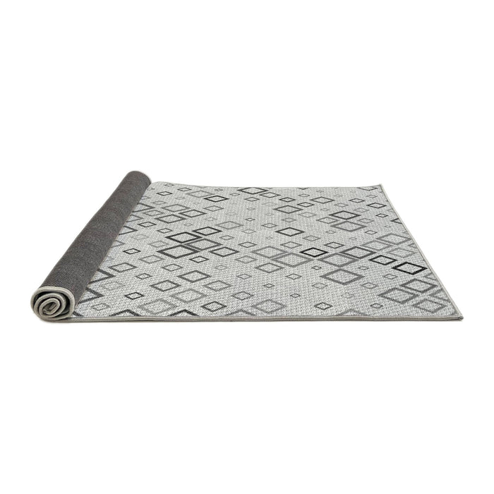 Thickness of Patterned Platinum Gray Rug, pat3372gry