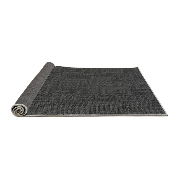 Thickness of Patterned Carbon Gray Rug, pat3374gry