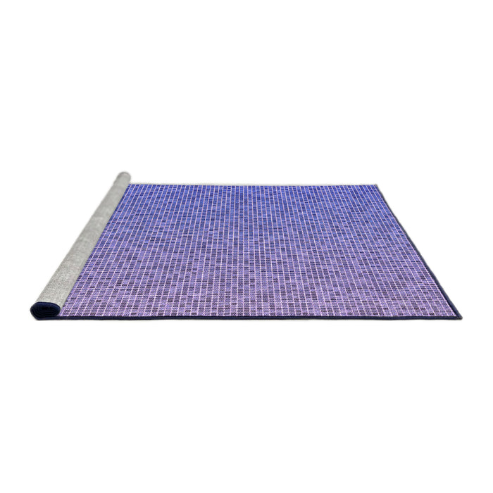 Sideview of Machine Washable Transitional Mauve Purple Rug, wshpat3376pur