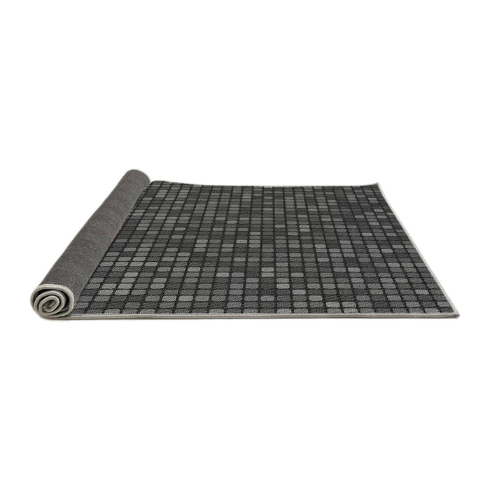 Thickness of Patterned Silver Gray Rug, pat3377gry