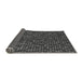 Thickness of Patterned Silver Gray Rug, pat3377gry