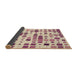 Thickness of Patterned Vanilla Gold Rug, pat3380brn