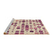 Sideview of Machine Washable Transitional Vanilla Gold Rug, wshpat3380brn