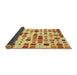 Thickness of Patterned Orange Rug, pat3380yw