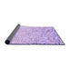 Thickness of Patterned Purple Rug, pat3382pur