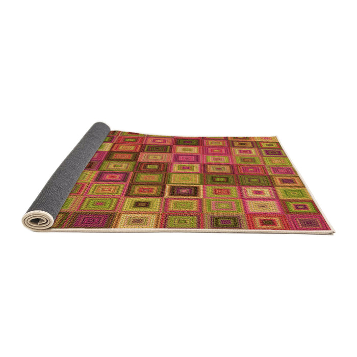 Thickness of Patterned Red Rug, pat3390org