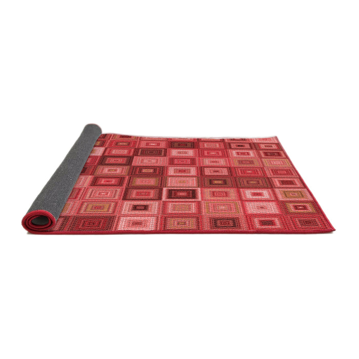Thickness of Patterned Red Rug, pat3390rd