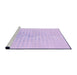 Sideview of Machine Washable Transitional Bright Lilac Purple Rug, wshpat3392pur