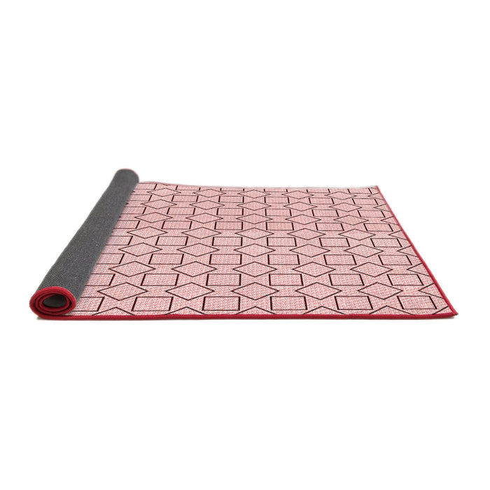 Thickness of Patterned Pink Rug, pat3398rd