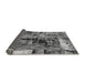 Thickness of Patterned Dark Gray Rug, pat34gry
