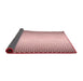 Thickness of Patterned Light Rose Pink Rug, pat3401rd