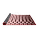 Thickness of Patterned Brown Red Rug, pat3403rd