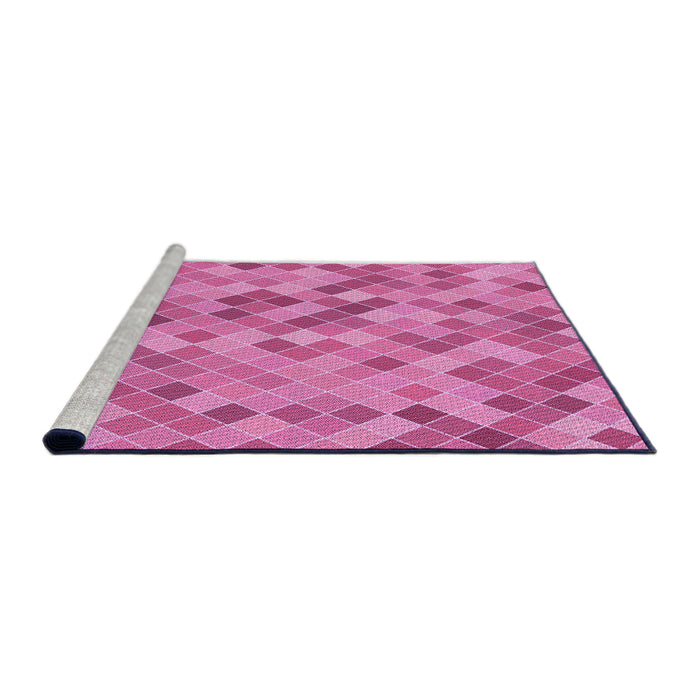 Sideview of Machine Washable Transitional Violet Purple Rug, wshpat3405pur