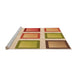 Sideview of Machine Washable Transitional Yellow Orange Rug, wshpat3408org