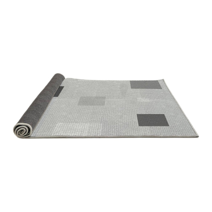Thickness of Patterned Gunmetal Gray Rug, pat3409gry
