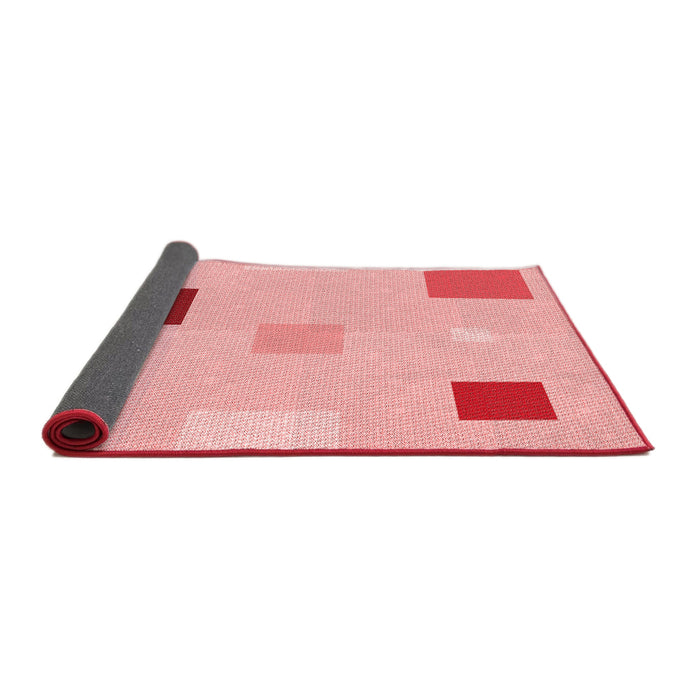 Thickness of Patterned Baby Pink Rug, pat3409rd