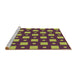 Sideview of Machine Washable Transitional Brown Rug, wshpat3411brn
