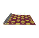 Thickness of Patterned Orange Rug, pat3411org