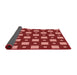 Thickness of Patterned Red Rug, pat3411rd